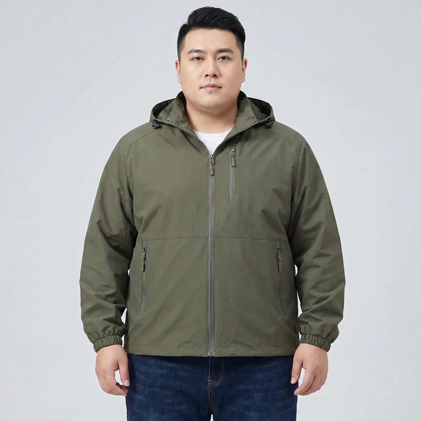 Thin Hooded Windbreaker Jacket - Clyde