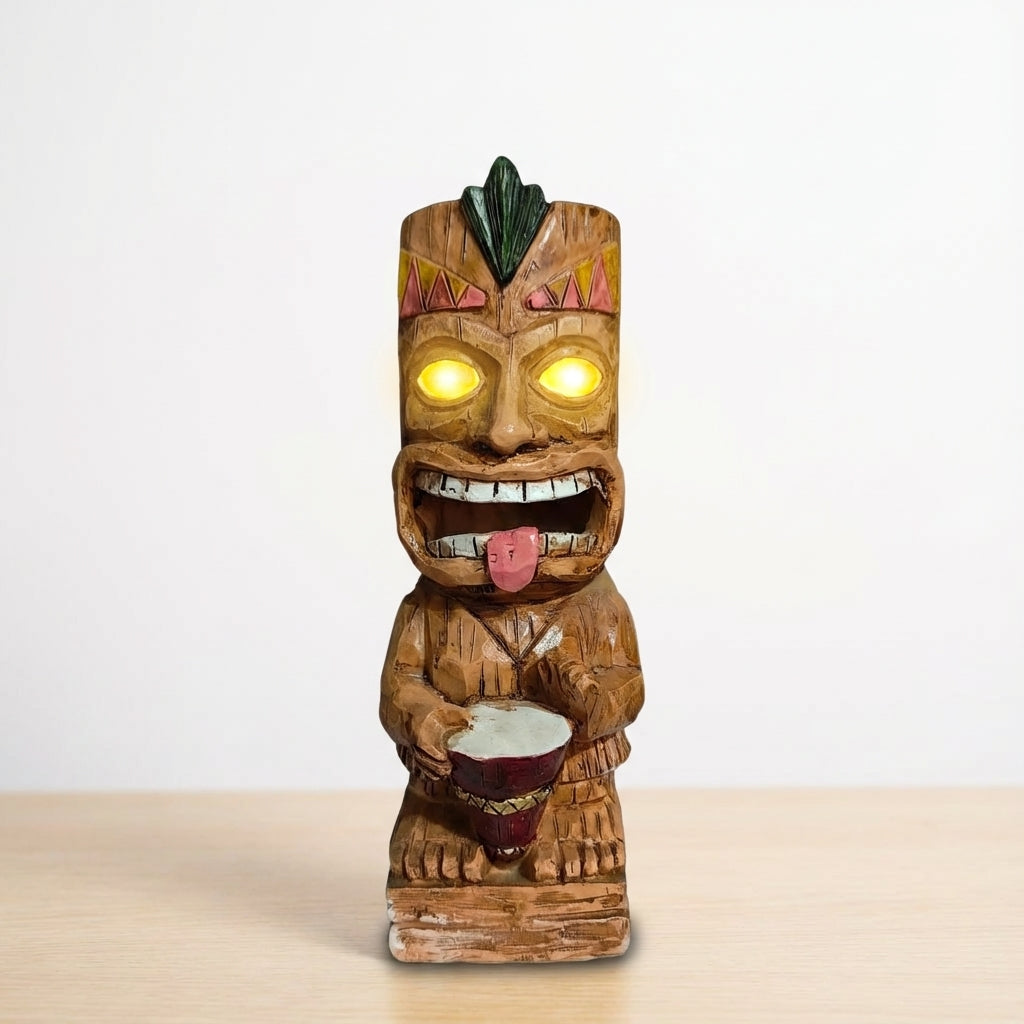 Tiki Inspired Outdoor Lamp -  LuminTiki