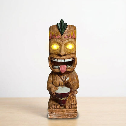 Tiki Inspired Outdoor Lamp -  LuminTiki