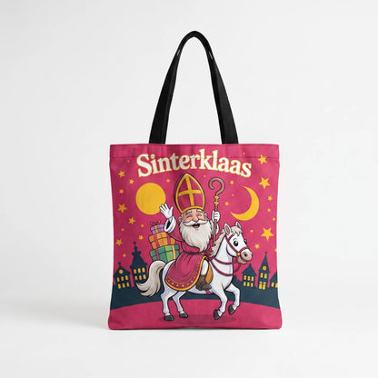 Tote Bag Met Sinterklaas Opdruk - KlaasTote