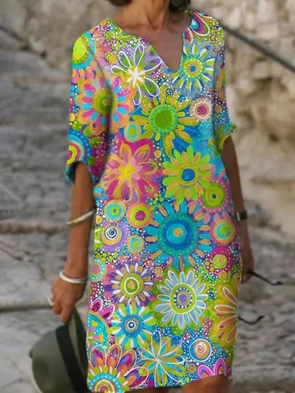 Zomerjurk met Bloemenprint - Marisol