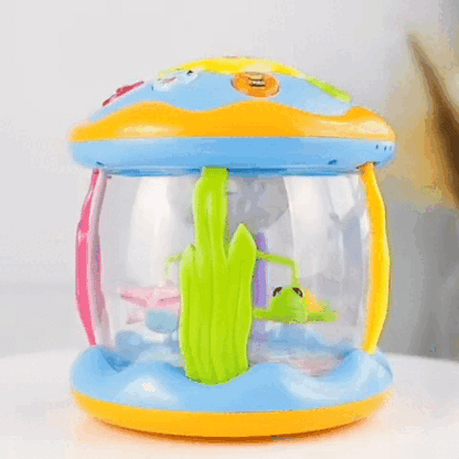 Lichtspel-trommel voor baby's – muziek & projectie voor zintuiglijke ontwikkeling