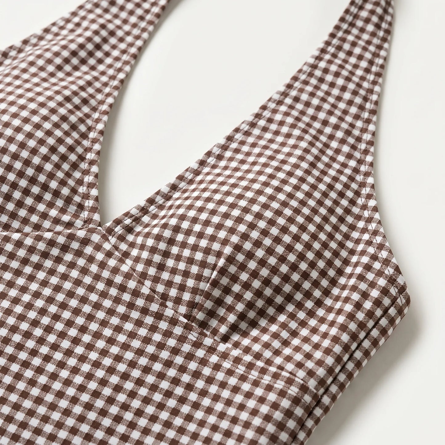 Two-Piece Gingham Swimsuit - Ginghara
