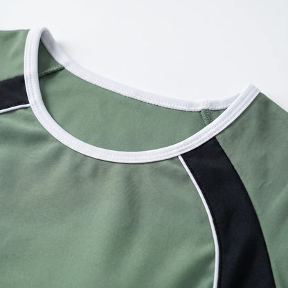 Two-Piece Rash Guard Set - PlungeSet