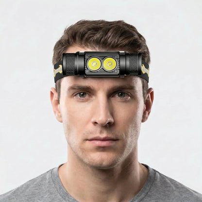 USB Rechargeable LED Head Torch -  Torchlux
