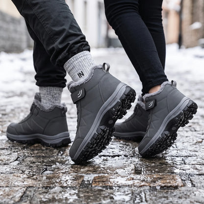 Uniseks winterboots met stevige profielzool en warme voering