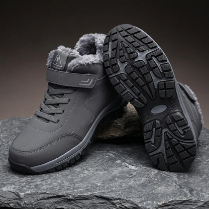 Uniseks winterboots met stevige profielzool en warme voering