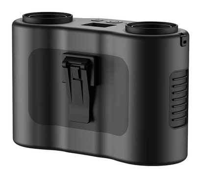 Draagbare heupclipventilator met dubbele luchtuitlaten & 20.000mAh batterij – BreezeMate