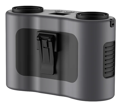 Draagbare heupclipventilator met dubbele luchtuitlaten & 20.000mAh batterij – BreezeMate
