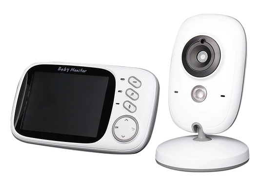 3,5-Inch Video Babyfoon met Nachtzicht, Temperatuurweergave en Twee-Weg Audio