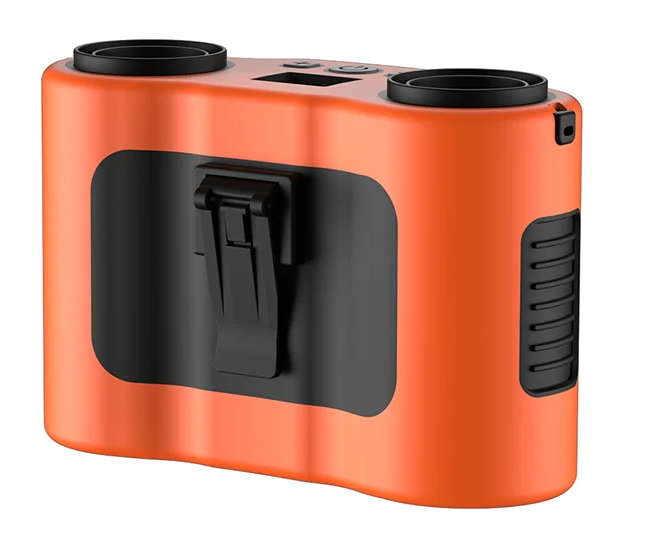 Draagbare heupclipventilator met dubbele luchtuitlaten & 20.000mAh batterij – BreezeMate