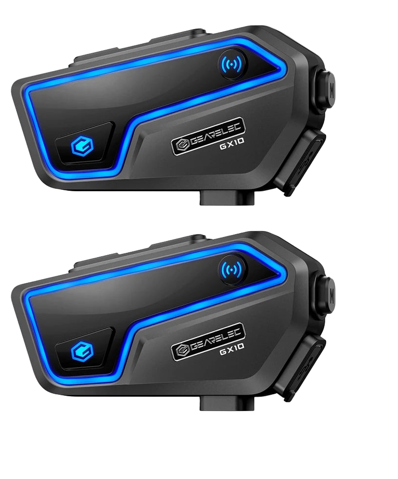 Bluetooth Motorfiets Intercom 10 Rijders & IP67 Waterdicht – RideSync