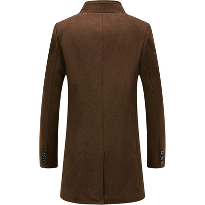 Heren Wolblend Trenchcoat - Pedro