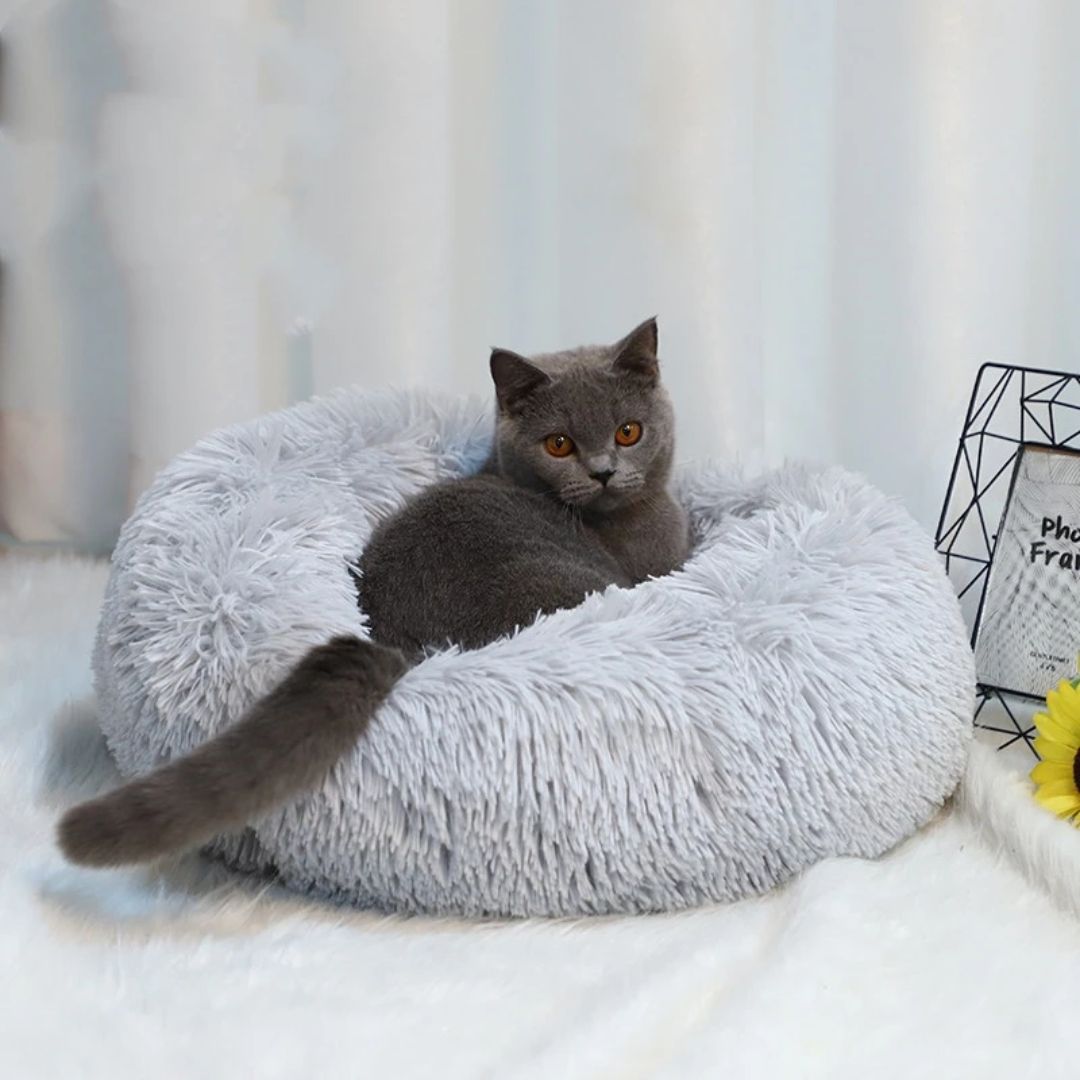 Pluchen Donut Huisdierenbed | Ideaal voor elke viervoeter