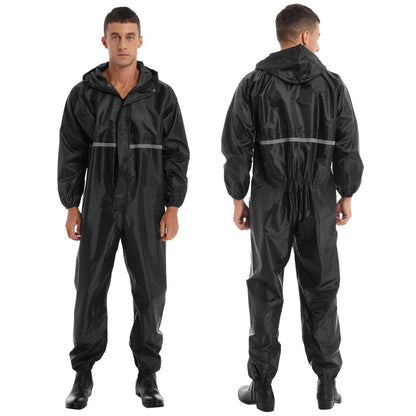 Veiligheidsoverall met Capuchon | Waterdicht en Reflecterend