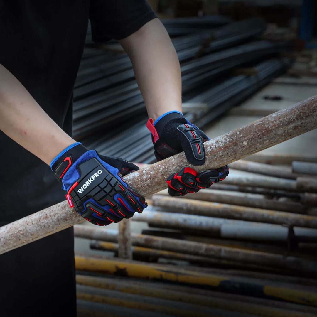 WorkPro Zware Werkhandschoenen | Touchscreen, Schokbescherming Volledige Vinger Handschoen