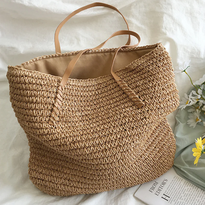 Ruime Handtas met Stevige Schouderband - TerraWoven