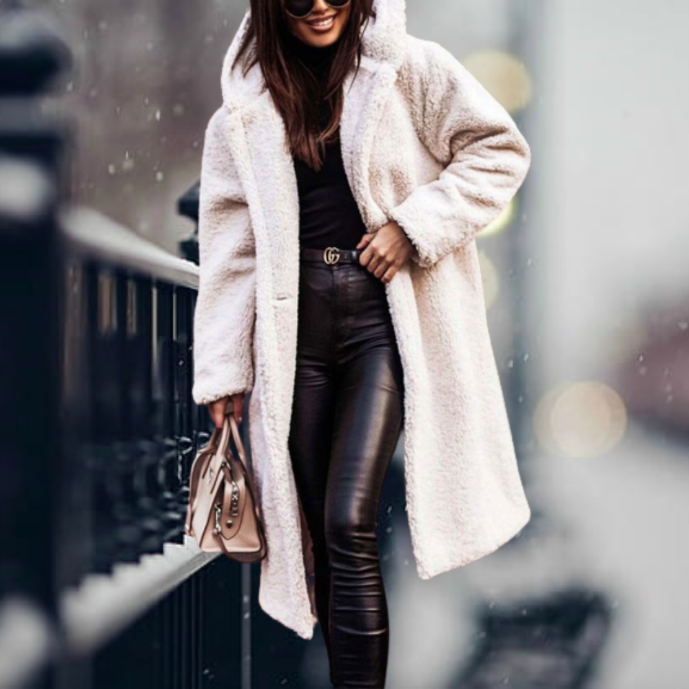 Luxe Warme Dames Winterjas - Amara