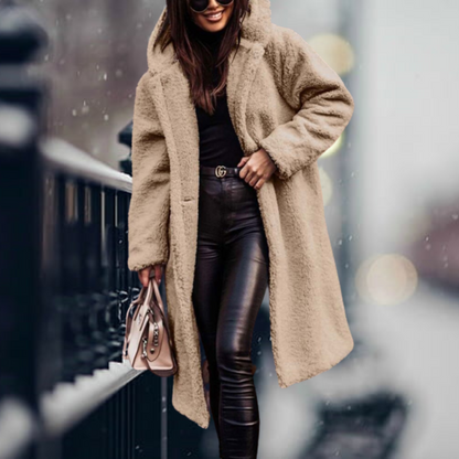 Luxe Warme Dames Winterjas - Amara