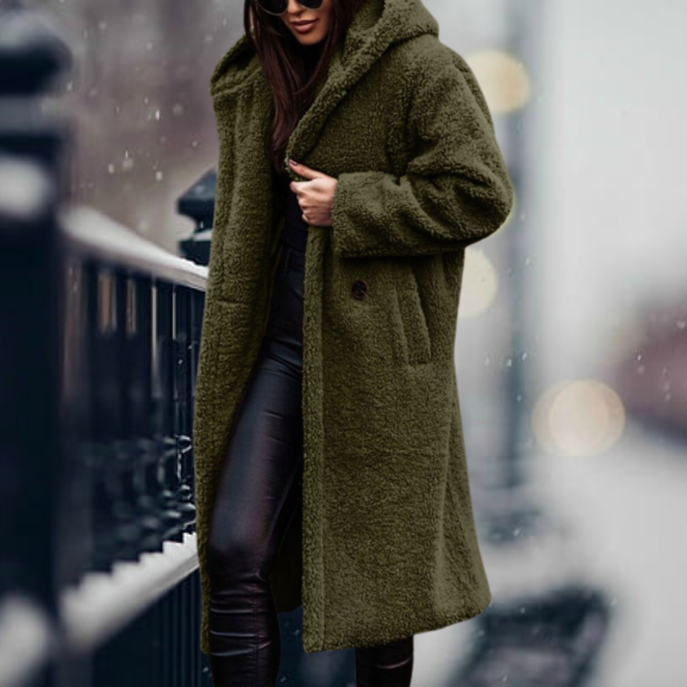 Luxe Warme Dames Winterjas - Amara