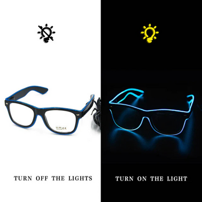 Oplichtende Neon Bril - LumaGlow