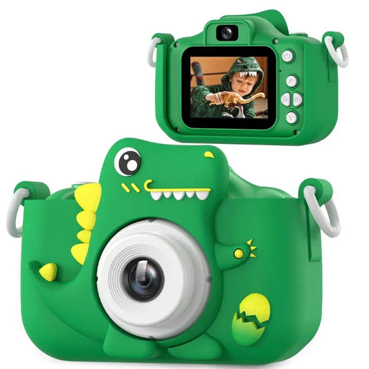 Kindercamera met HD-functie en dinosaurusdesign voor eerste fotoavonturen