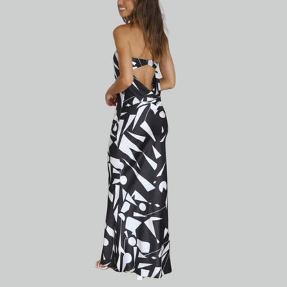 Strapless Maxi-jurk met Luchtige Pasvorm – Jade