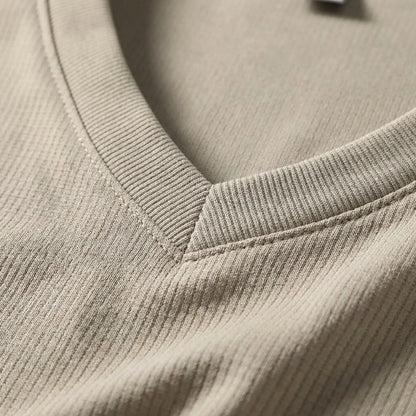 V-Neck Short Sleeve Summer Tee - Melvin