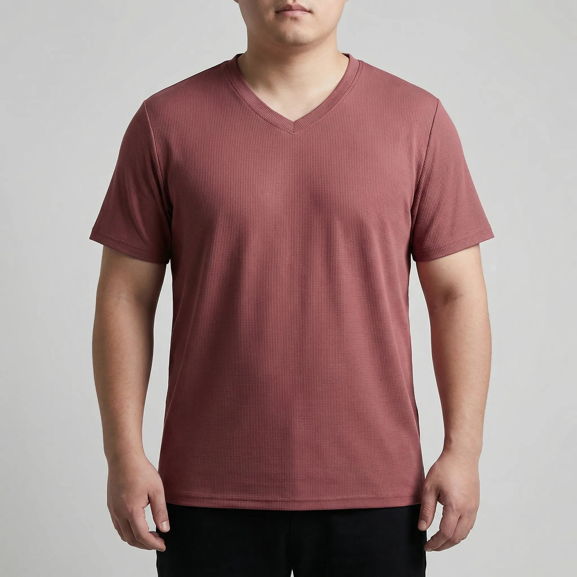 V-Neck Short Sleeve Summer Tee - Melvin