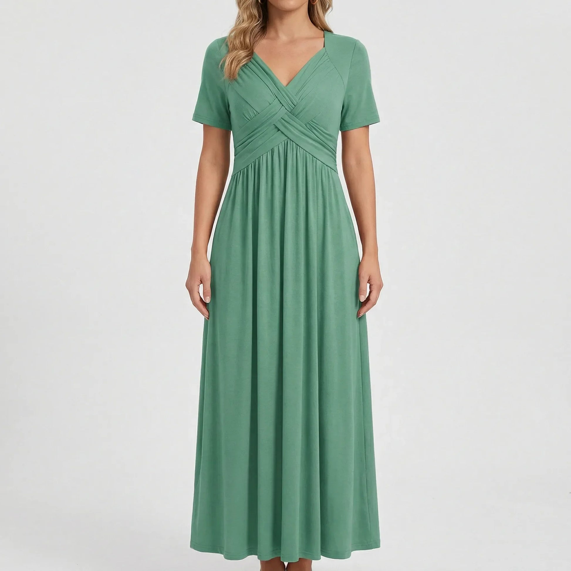 V Ausschnitt Maxikleid - Rebekka