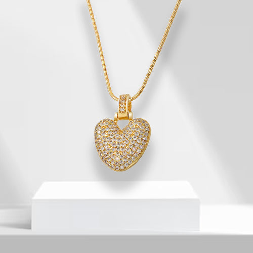 Bubble Letters Ketting met Hanger - LuxeLette