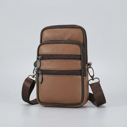 Verstelbare Crossbody Schoudertas - LeatherLuxe
