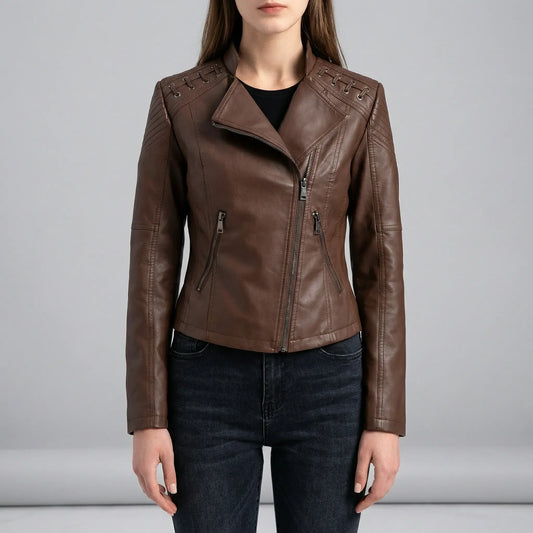 Vintage-Inspirierte Bikerjacke - Lily