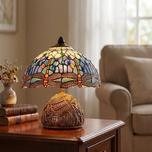 Vintage Inspired Table Lamp -  Dragonluma
