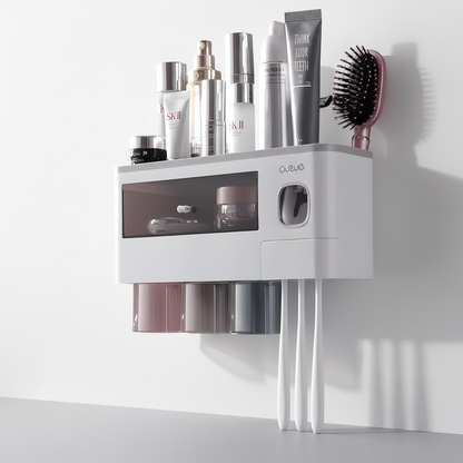 Wandmontierte Zahnburstenhalterung - HygiaHolder