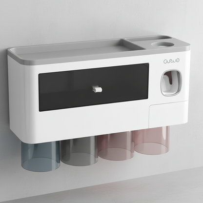 Wandmontierte Zahnburstenhalterung - HygiaHolder