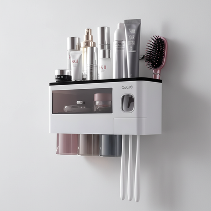 Wandmontierte Zahnburstenhalterung - HygiaHolder