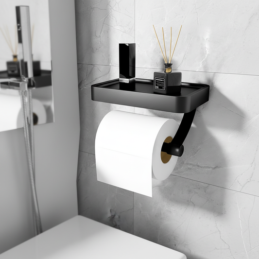 Wandmontierter Toilettenpapierhalter - AeroTray