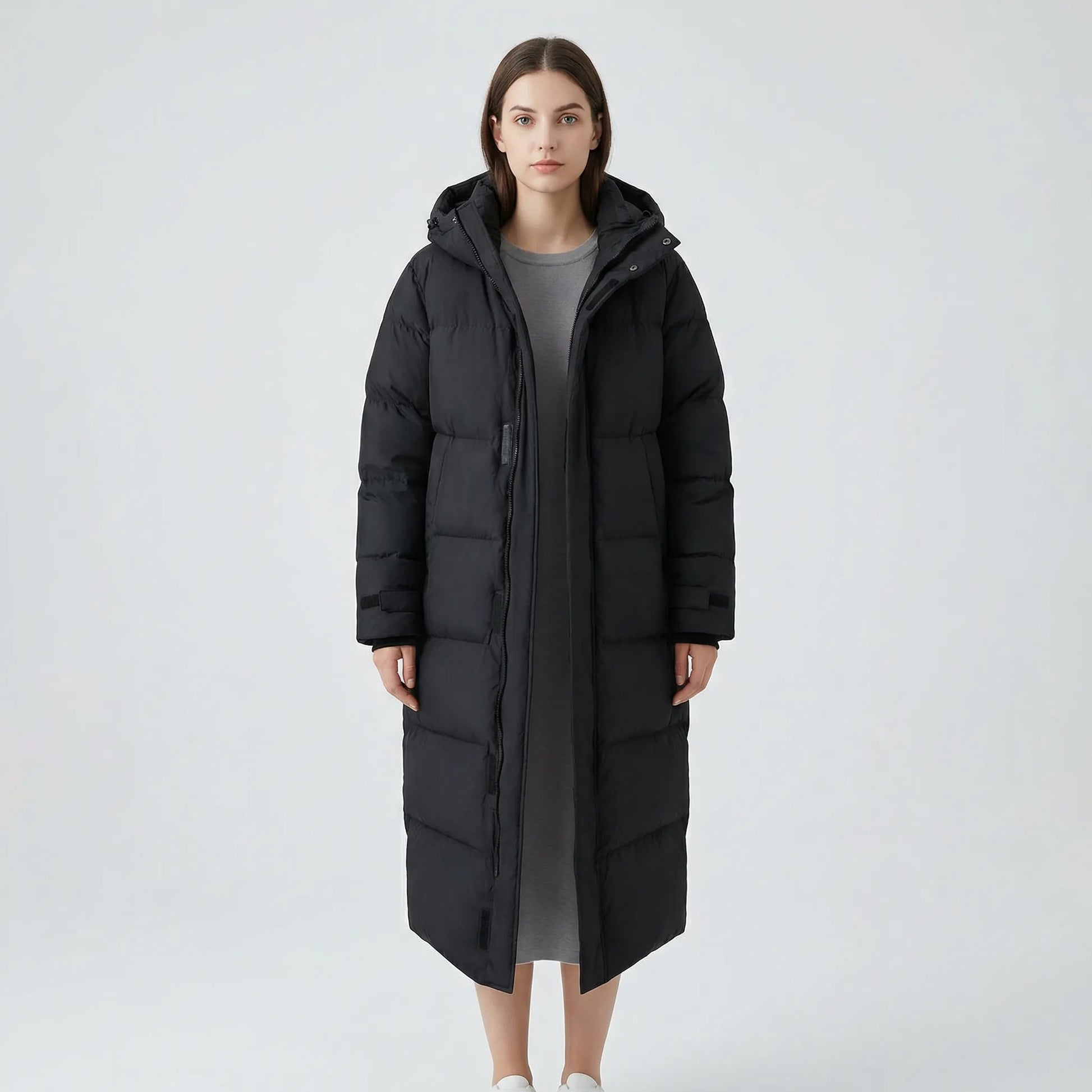 Wasserabweisende Longline-Steppjacke Für Damen - Cristina