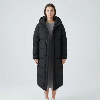 Wasserabweisende Longline-Steppjacke Für Damen - Cristina