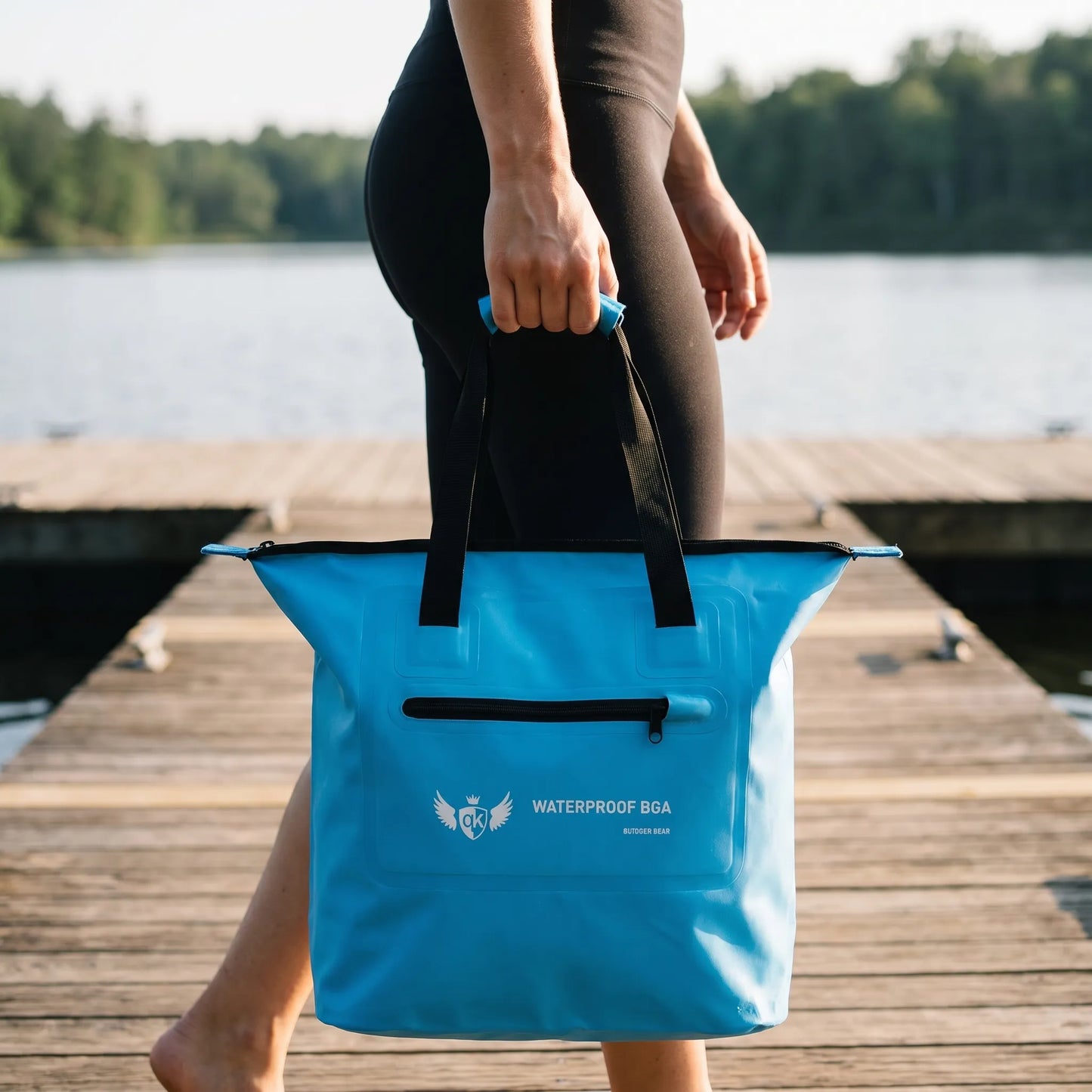 Water-Resistant Shoulder Tote - Rivion