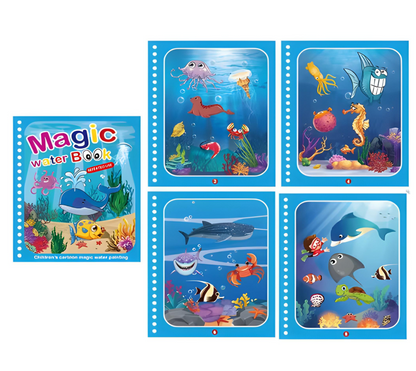 Waterkleurboekset – Magisch kleurplezier zonder geknoei (set van 4)