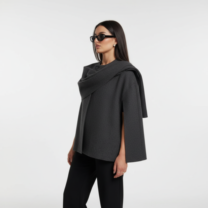 Weit Geschnittene Modecape - Leilani