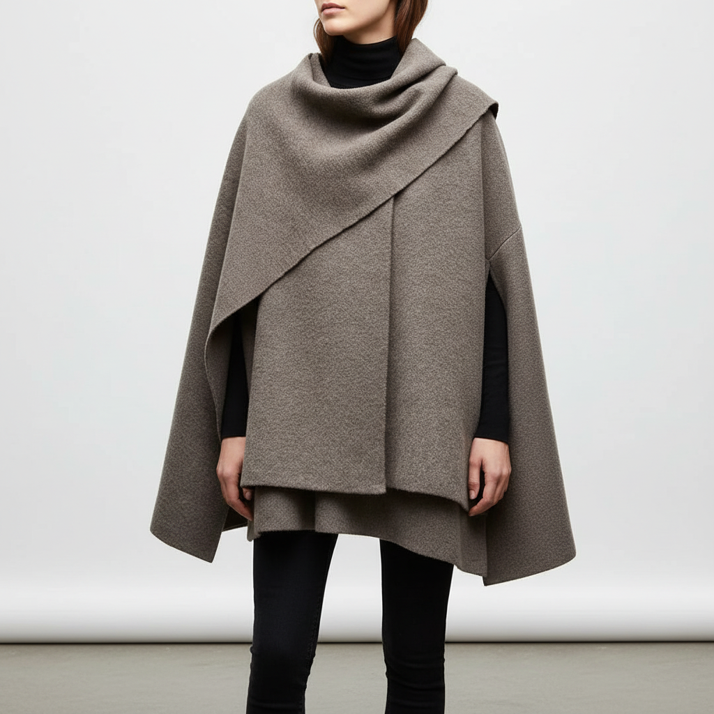 Weit Geschnittene Modecape - Leilani