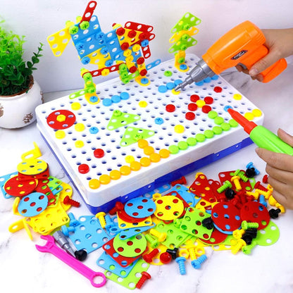 Creatieve Bouwset met Speelgoedboor - BuildyDrill