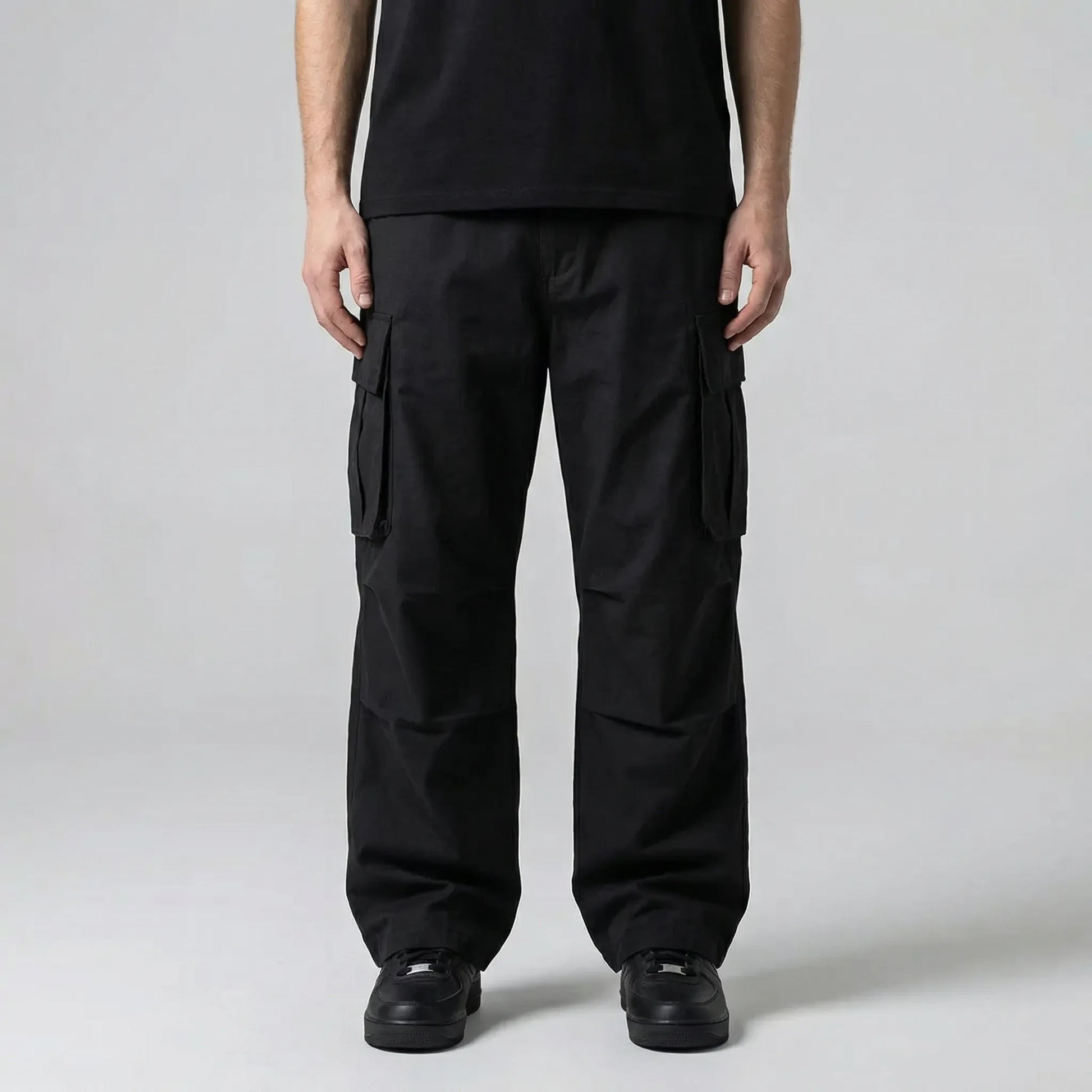 Wide Leg Cargo Trousers For Men - Clifton