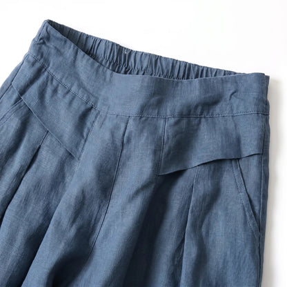 Wide Leg Summer Trousers -  Freda