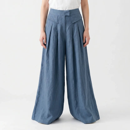 Wide Leg Summer Trousers -  Freda