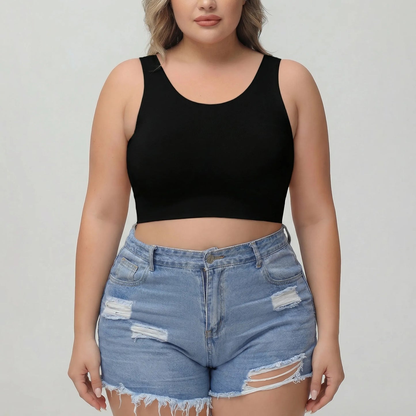 Wire-Free Plus-Size Shaping Bra - Juana