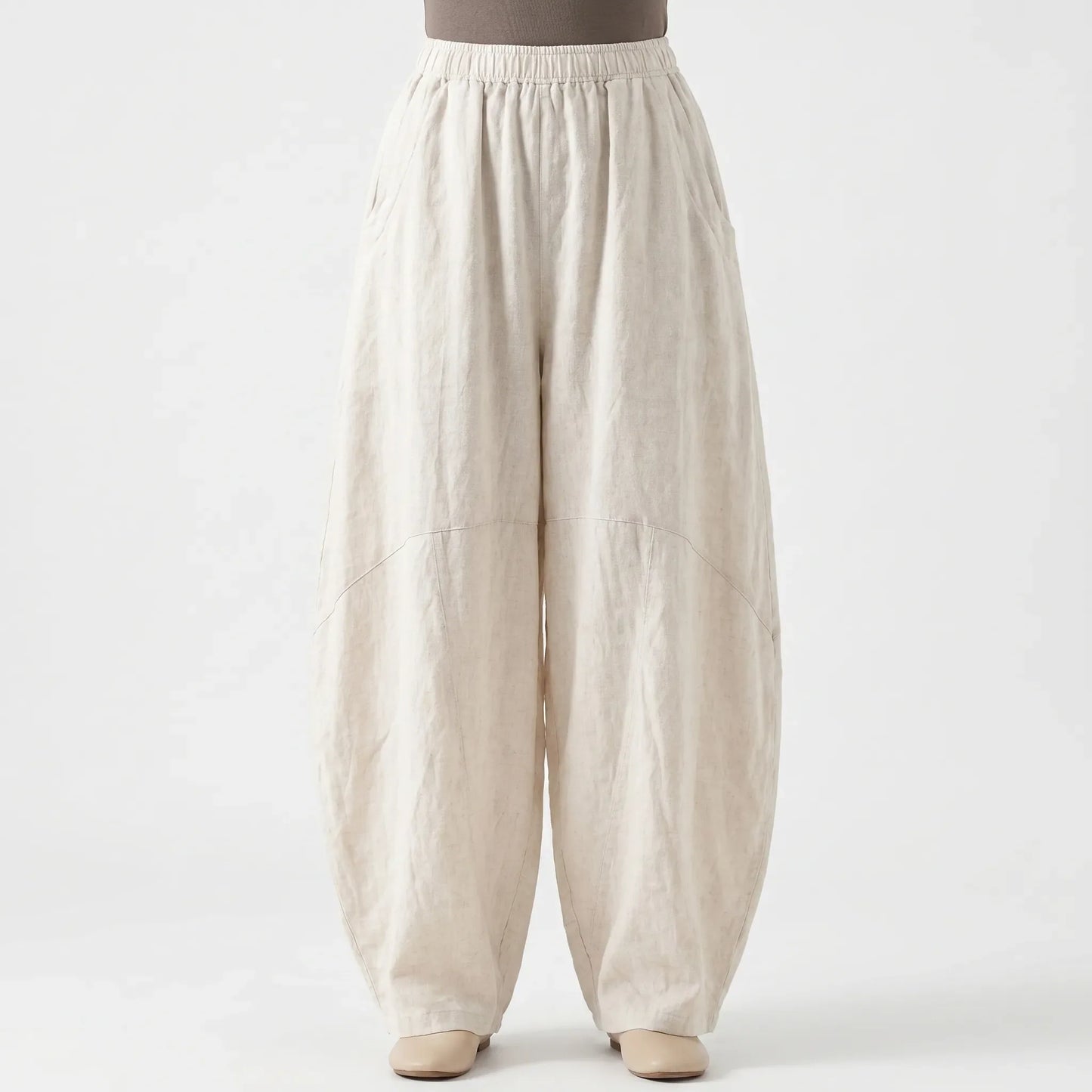 Women's Wide Leg Trousers -  Laura